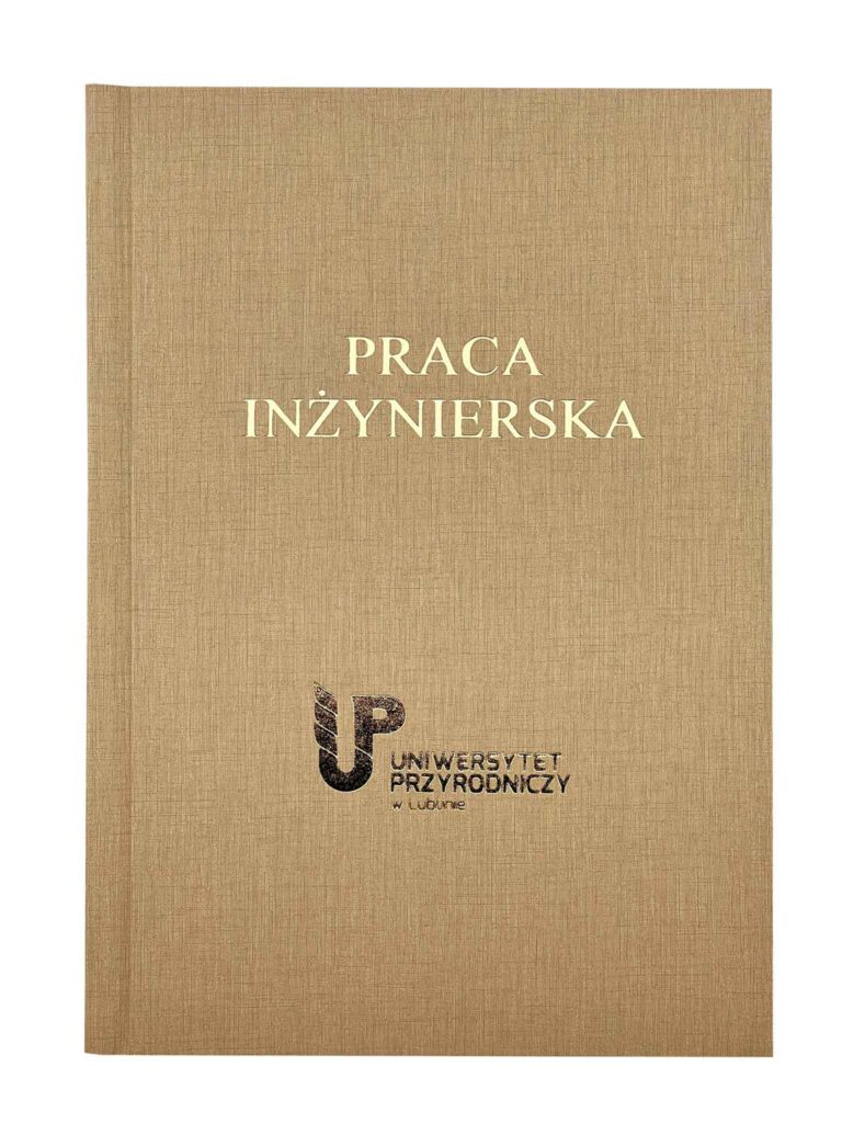 praca dyplomowa beżowa wydruk