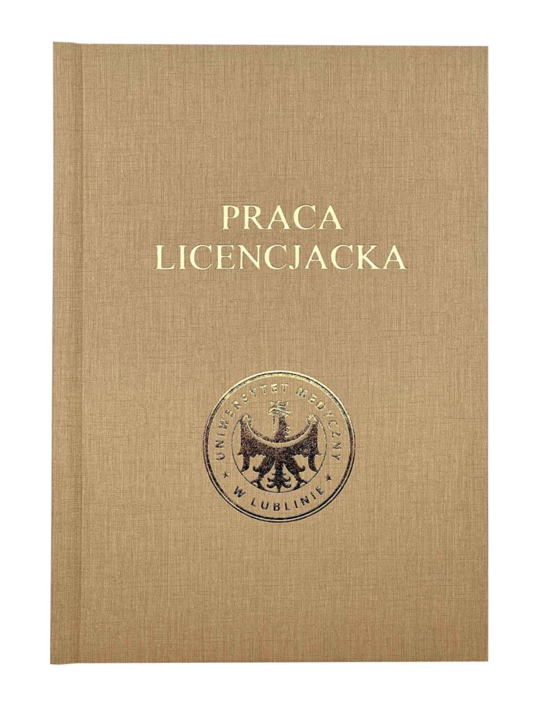 praca dyplomowa beżowa wydruk