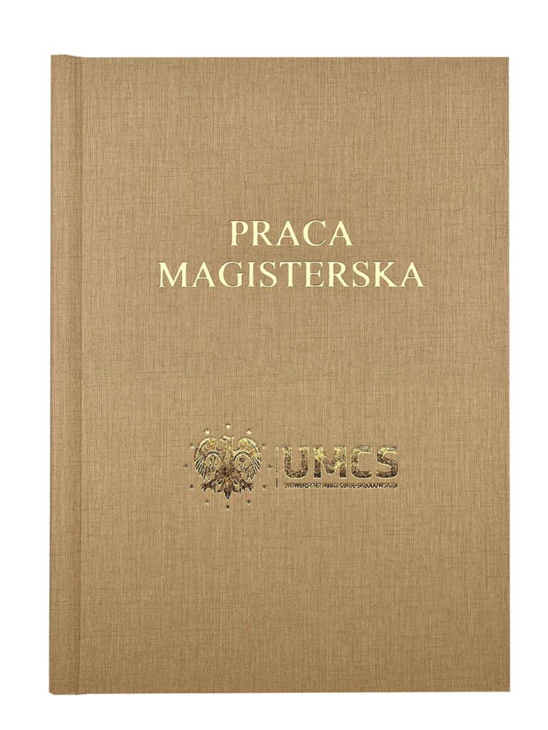 praca dyplomowa beżowa wydruk