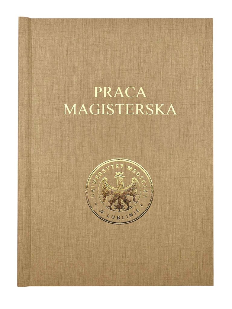 praca dyplomowa beżowa wydruk
