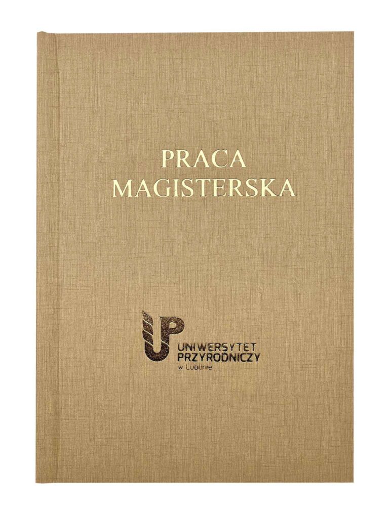 praca dyplomowa beżowa wydruk